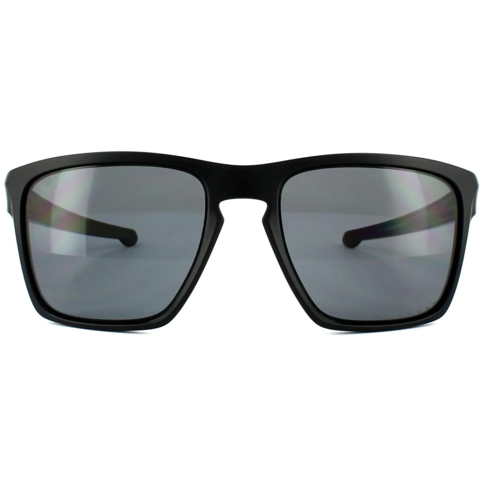 Oakley Polarised^Sunglasses Sliver XL OO9341-01 Matt Black Grey Polarized