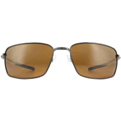 Oakley Polarised|Oakley^Sunglasses Square Wire OO4075-14 Tungsten Prizm Tungston Polari