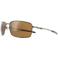 Oakley Polarised|Oakley^Sunglasses Square Wire OO4075-14 Tungsten Prizm Tungston Polari