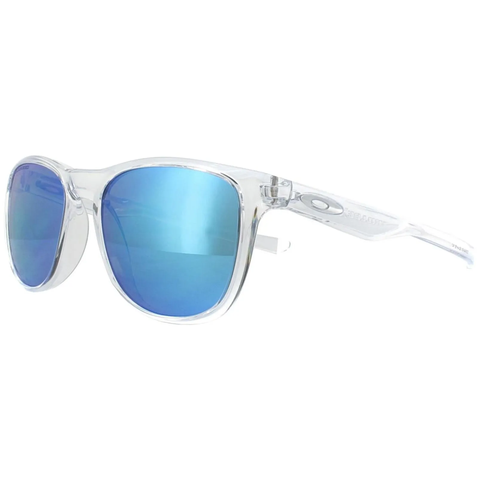 Oakley Polarised^Sunglasses Trillbe X OO9340-05 Polished Clear Sapphire Iridium