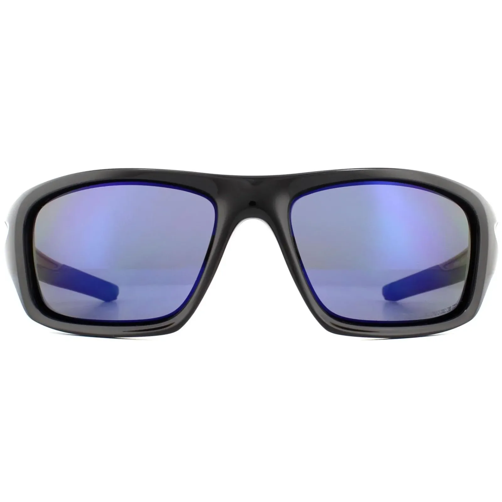 Oakley Polarised^Sunglasses Valve OO9236-12 Polished Black Deep Blue Polarized