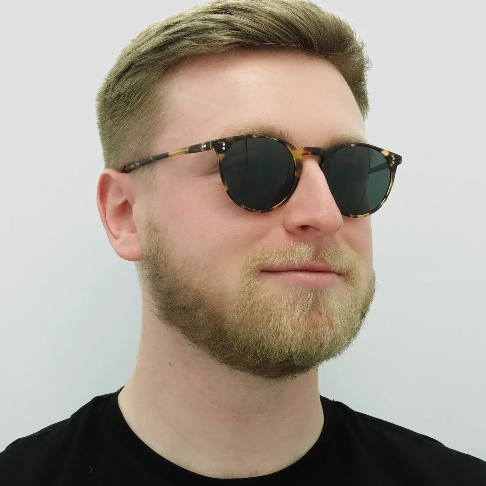 Oliver Peoples Polarised|Round^Sunglasses O'Malley 5183S 1407P2 Vintage DTB Midnight E
