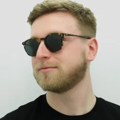 Oliver Peoples Polarised|Round^Sunglasses O'Malley 5183S 1407P2 Vintage DTB Midnight E