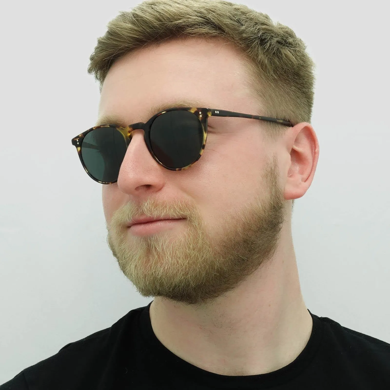 Oliver Peoples Polarised|Round^Sunglasses O'Malley 5183S 1407P2 Vintage DTB Midnight E