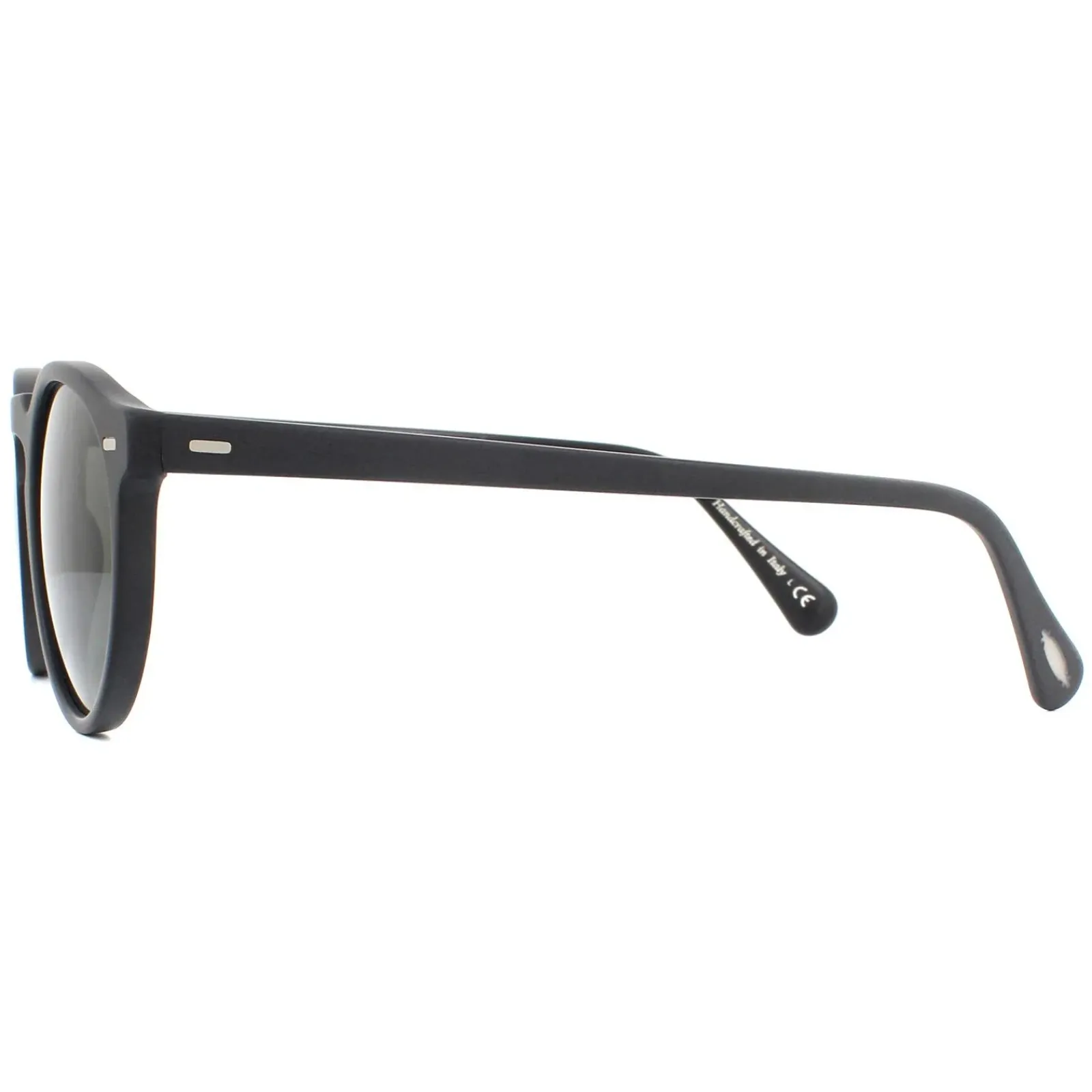 Oliver Peoples Polarised|Round^Sunglasses Gregory Peck OV5217S 1031P2 Semi Matte Black