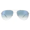 Oliver Peoples Aviator|Oliver Peoples^Sunglasses Benedict 1002 5241/3F Silver Chrome Sapphire