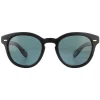 Oliver Peoples Polarised|Round^Sunglasses Cary Grant OV5413SU 14923R Black Blue Polari