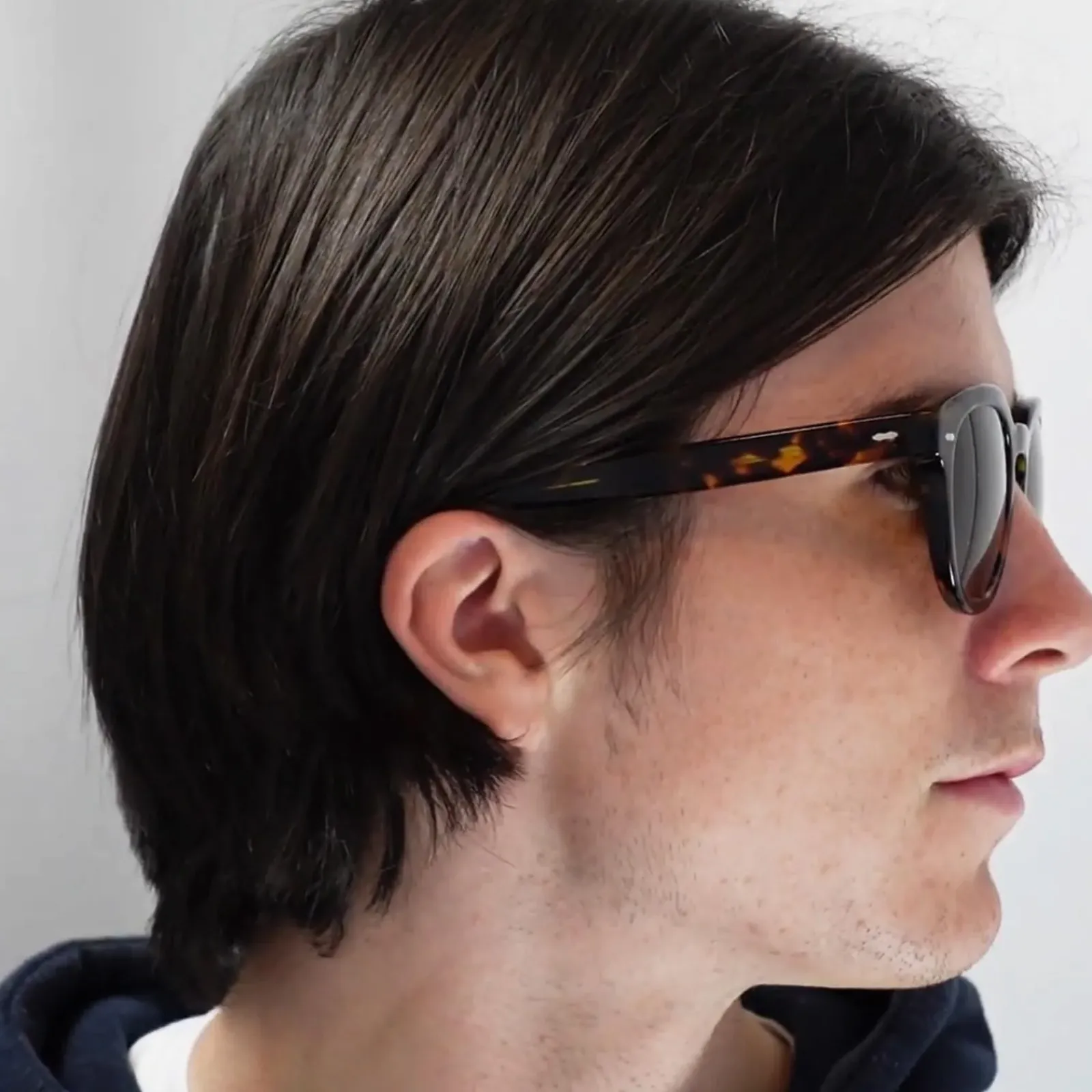Oliver Peoples Polarised|Round^Sunglasses Cary Grant OV5413SU 14923R Black Blue Polari
