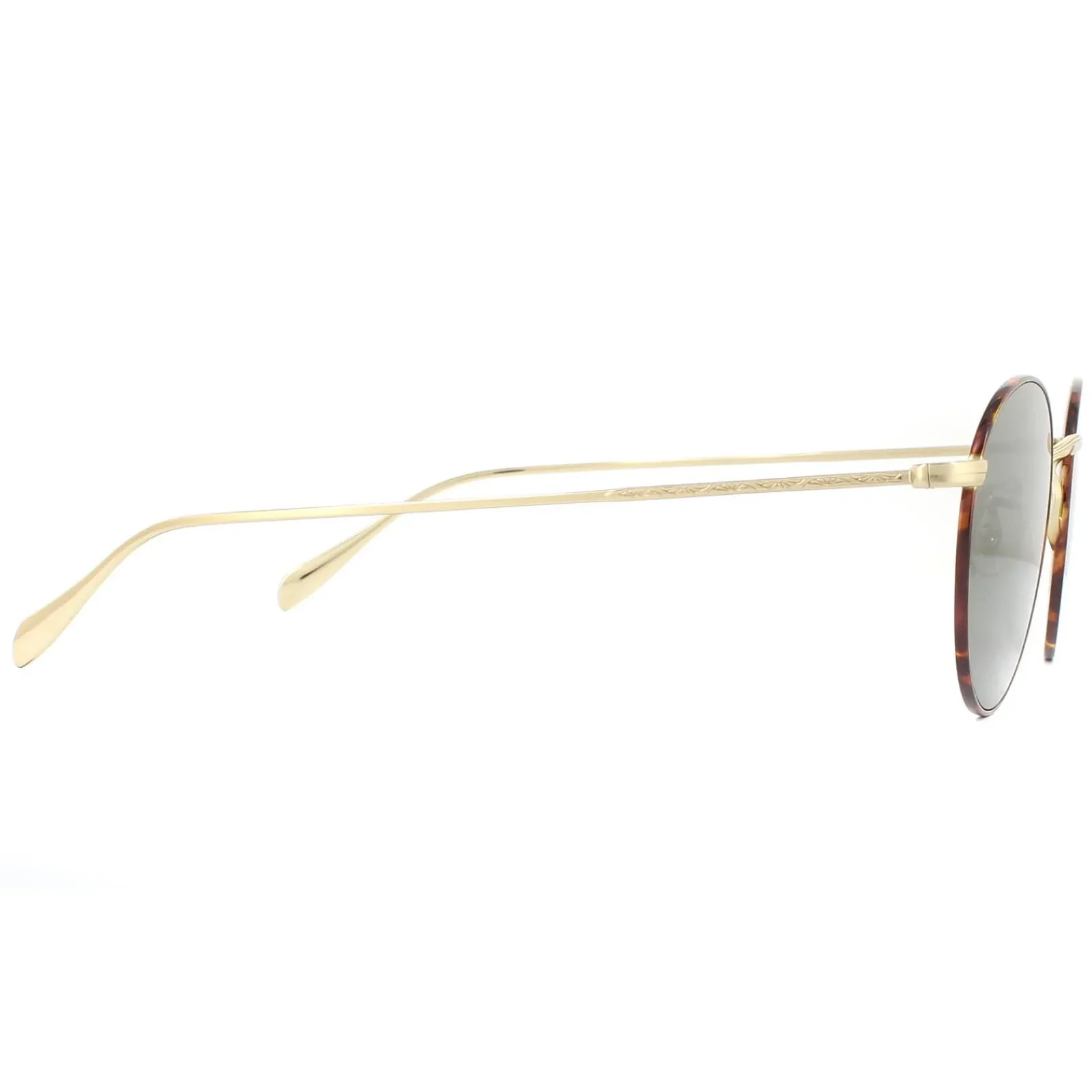 Oliver Peoples Round|Oliver Peoples^Sunglasses Coleridge OV1186S 530552 Gold Tortoise G-15