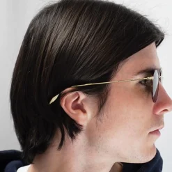 Oliver Peoples Round|Oliver Peoples^Sunglasses Coleridge OV1186S 530552 Gold Tortoise G-15