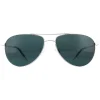 Oliver Peoples Polarised|Aviator^Sunglasses Benedict 1002 50363R Silver Blue Polarized