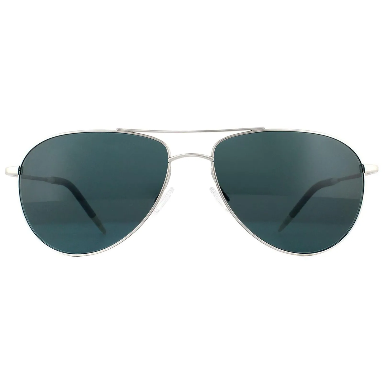 Oliver Peoples Polarised|Aviator^Sunglasses Benedict 1002 50363R Silver Blue Polarized
