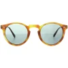 Oliver Peoples Round|Oliver Peoples^Sunglasses Gregory Peck 5217 1483R8 Semi Matt Havana In