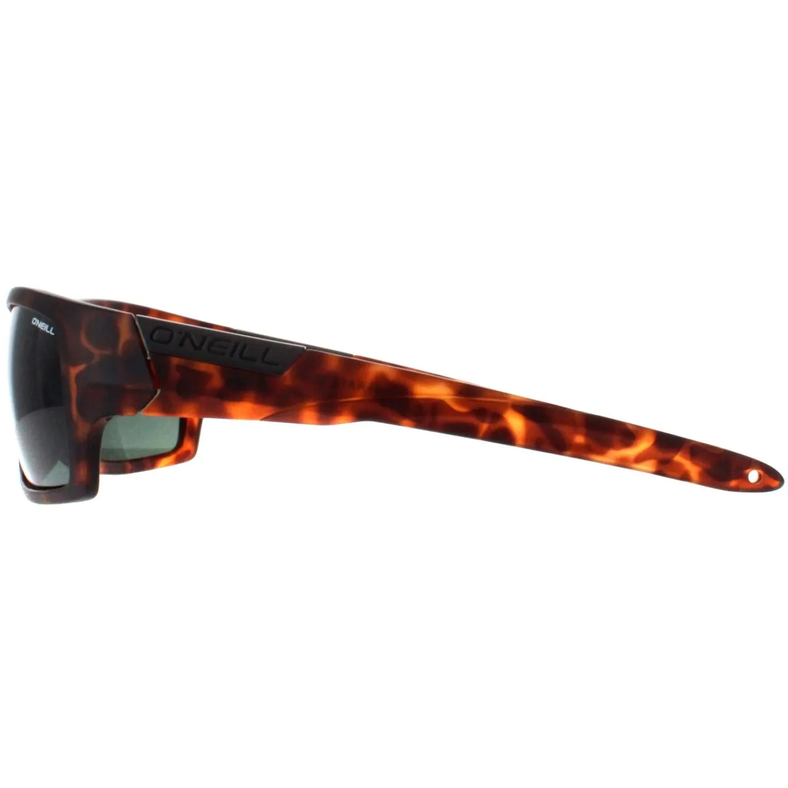 O'Neill Polarised|Wrap^O'Neill Sunglasses Barrel 122P Matte Tortoise Solid Green Polarized