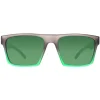 O'Neill Square^O'Neill Sunglasses Beacons 165P Green Grey Faded Green Mirrored