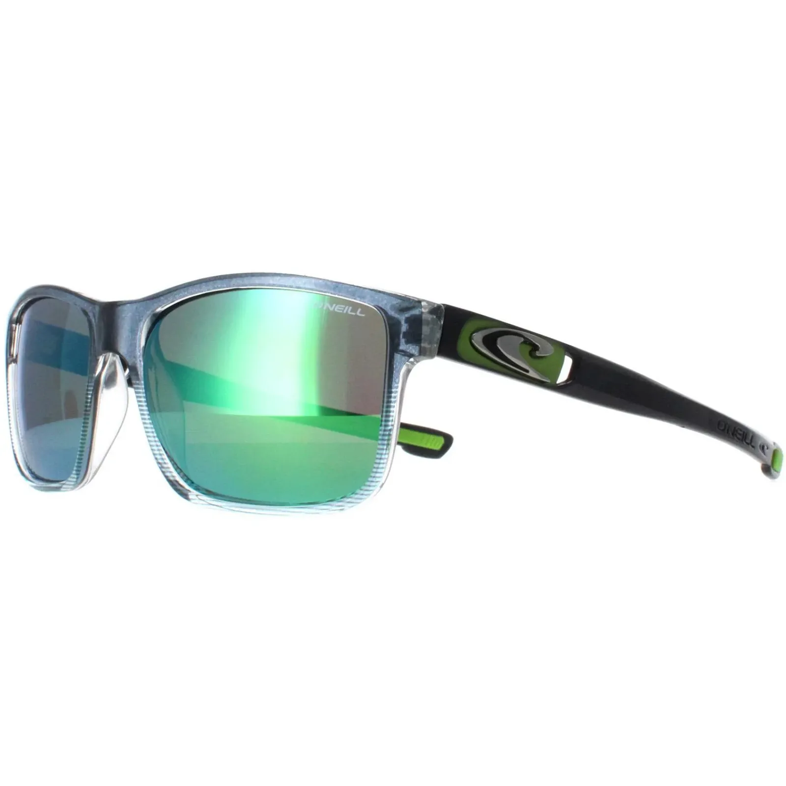 O'Neill Rectangle^O'Neill Sunglasses Convair 108P Transparent Grey Green Mirrored