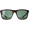 O'Neill Polarised|Square^O'Neill Sunglasses ONS-9005 102P Matte Tortoise Green Polarized