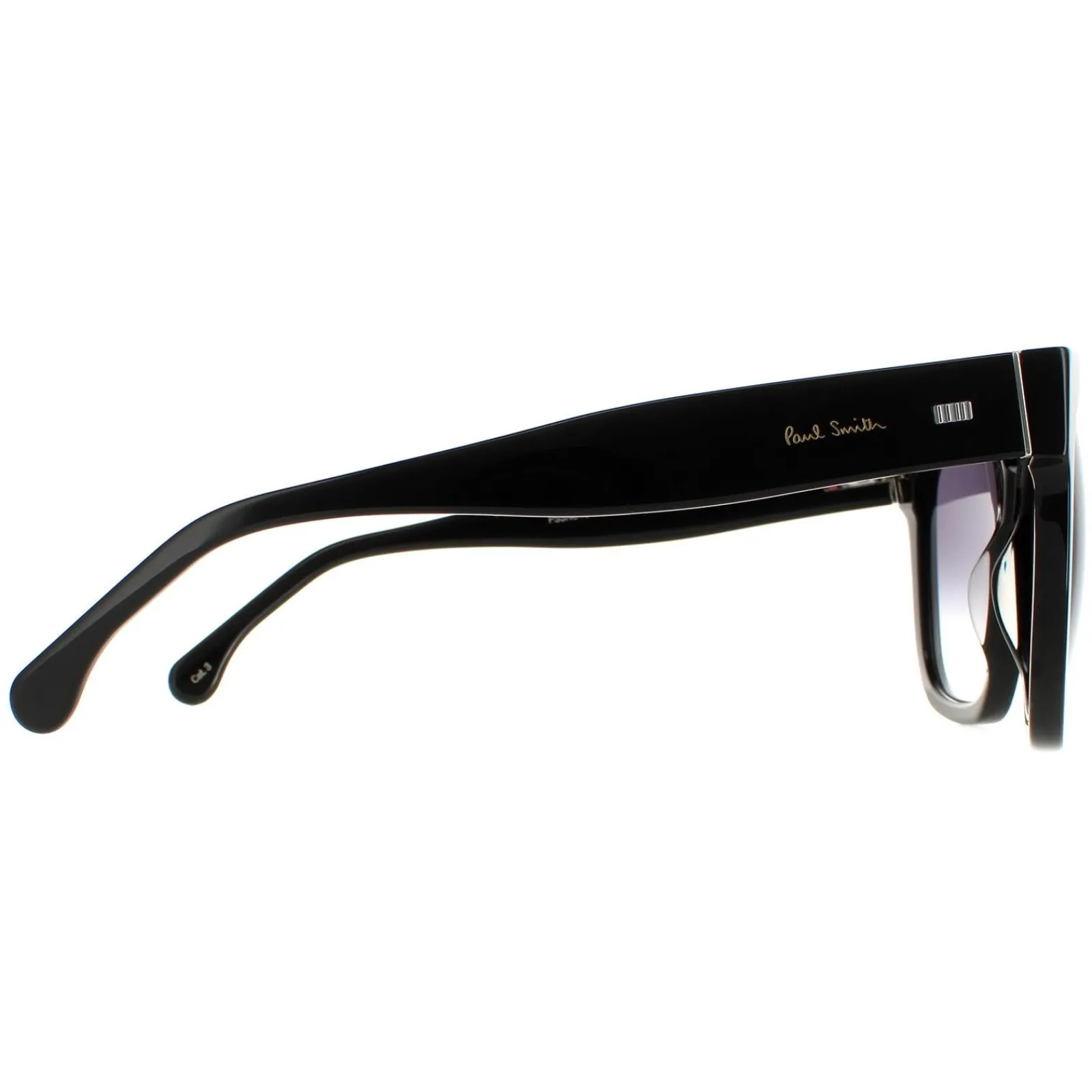 Paul Smith Square^Sunglasses PSSN046 Delta 01 Black Grey Gradient