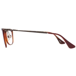 Persol Square^Glasses Frames PO3083V 1006 Bordeaux Red 53mm Womens