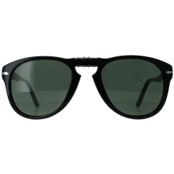 Persol Persol|Round^Sunglasses PO0714 95/31 Black Green Folding 54mm