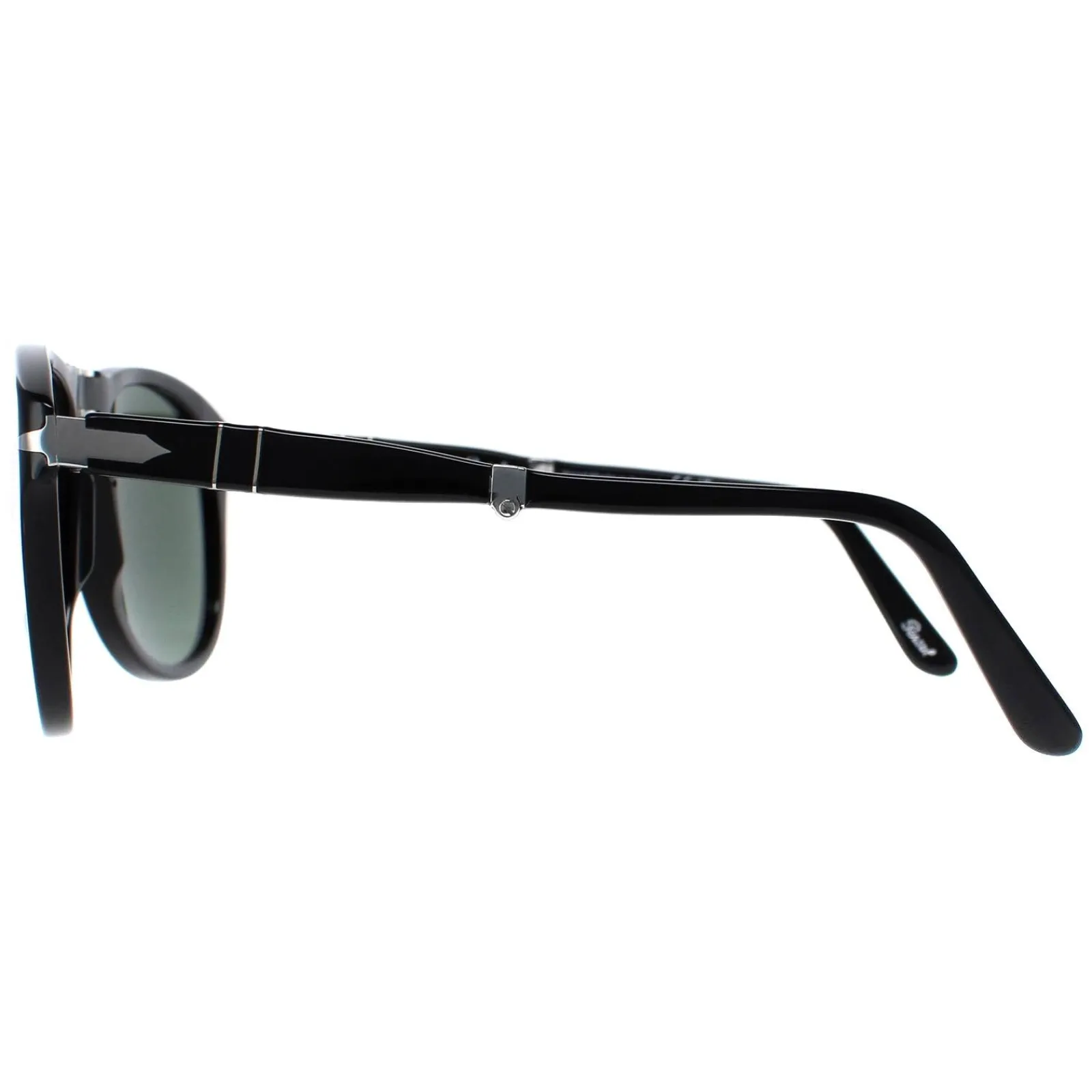 Persol Persol|Round^Sunglasses PO0714 95/31 Black Green Folding 54mm