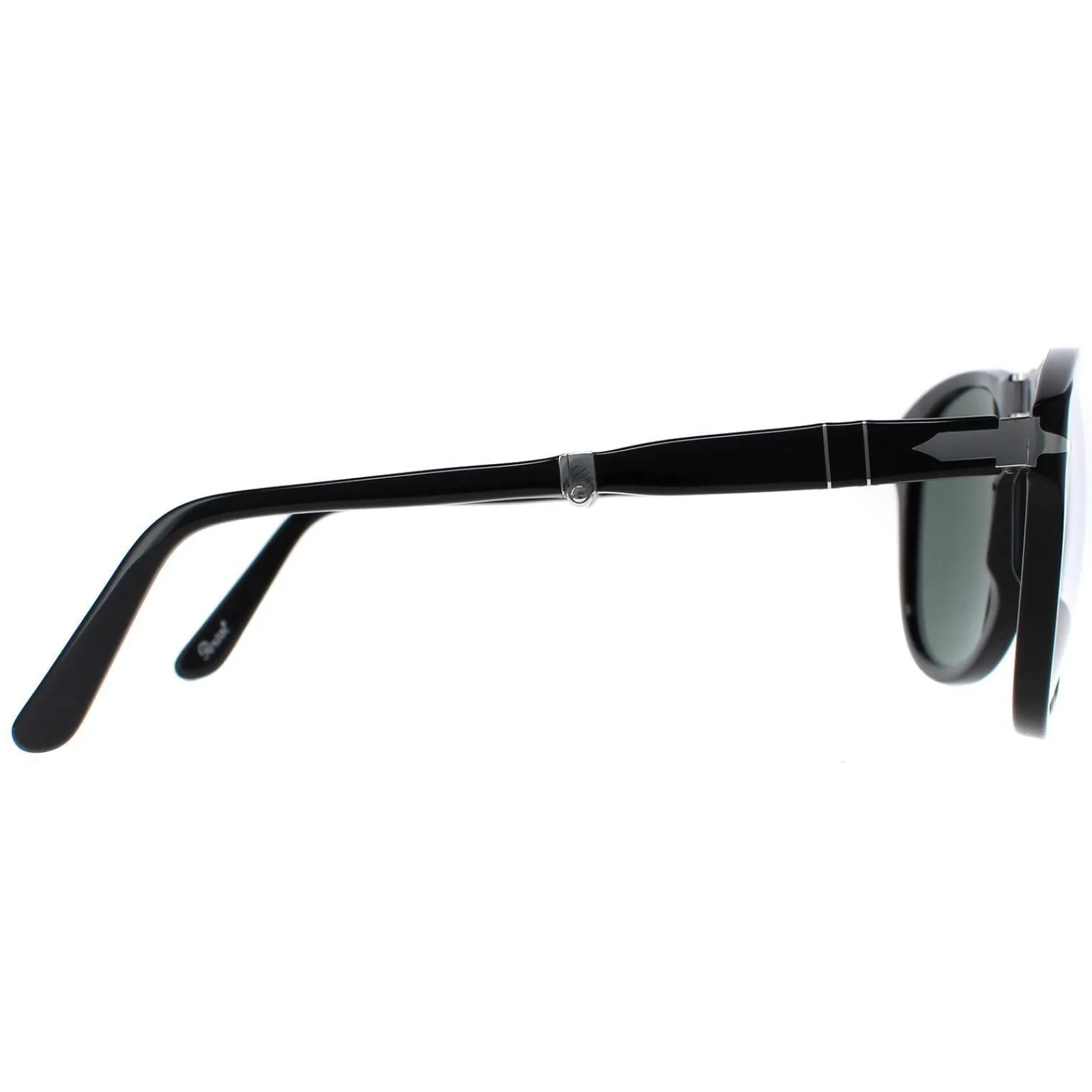 Persol Persol|Round^Sunglasses PO0714 95/31 Black Green Folding 54mm