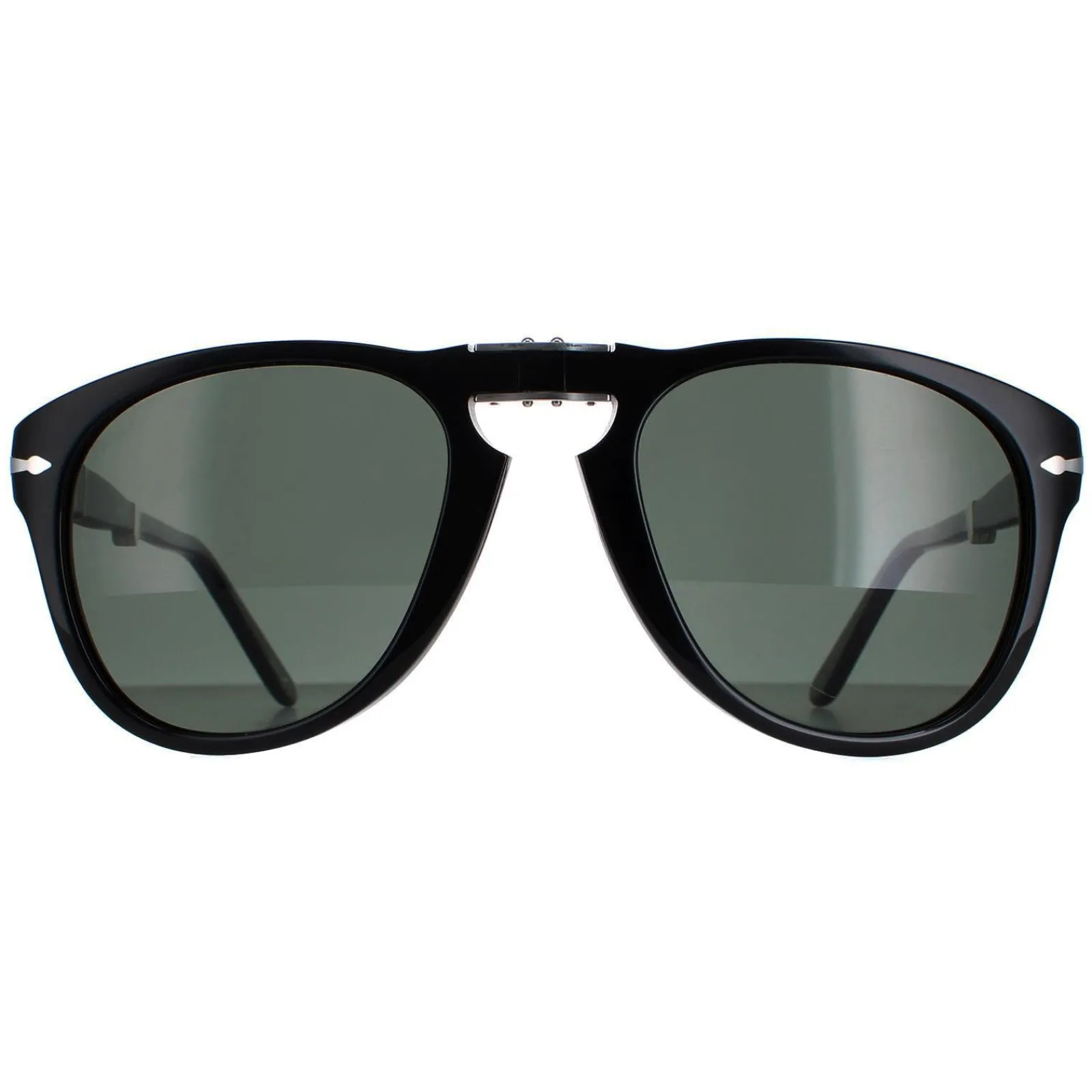 Persol Persol|Polarised^Sunglasses PO0714 95/58 Black Green Polarized Folding 54mm