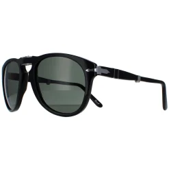 Persol Persol|Polarised^Sunglasses PO0714 95/58 Black Green Polarized Folding 54mm