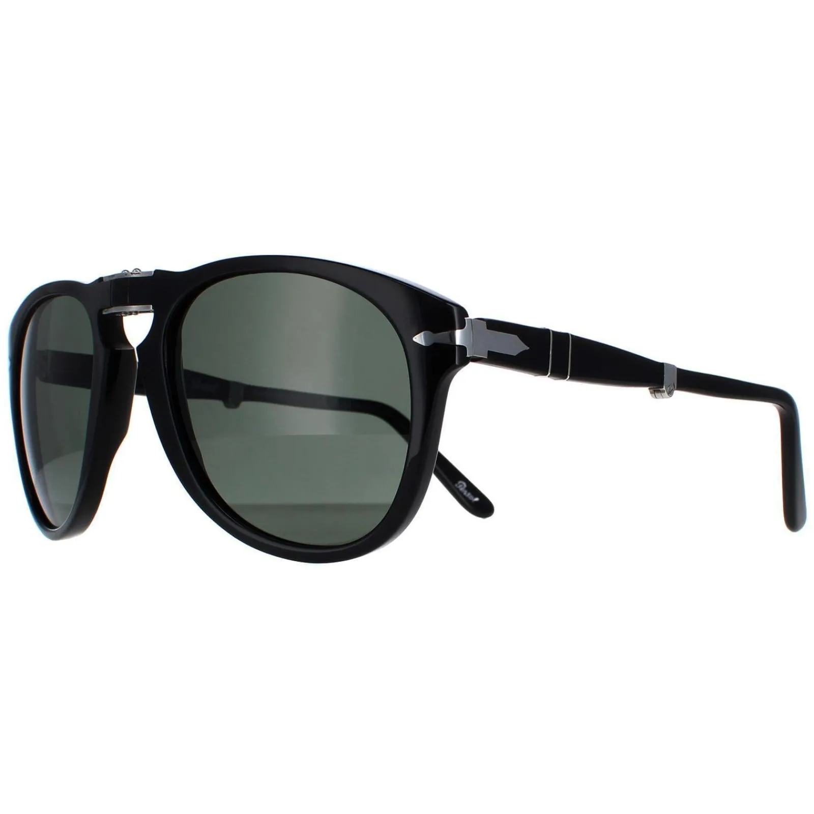 Persol Persol|Polarised^Sunglasses PO0714 95/58 Black Green Polarized Folding 54mm