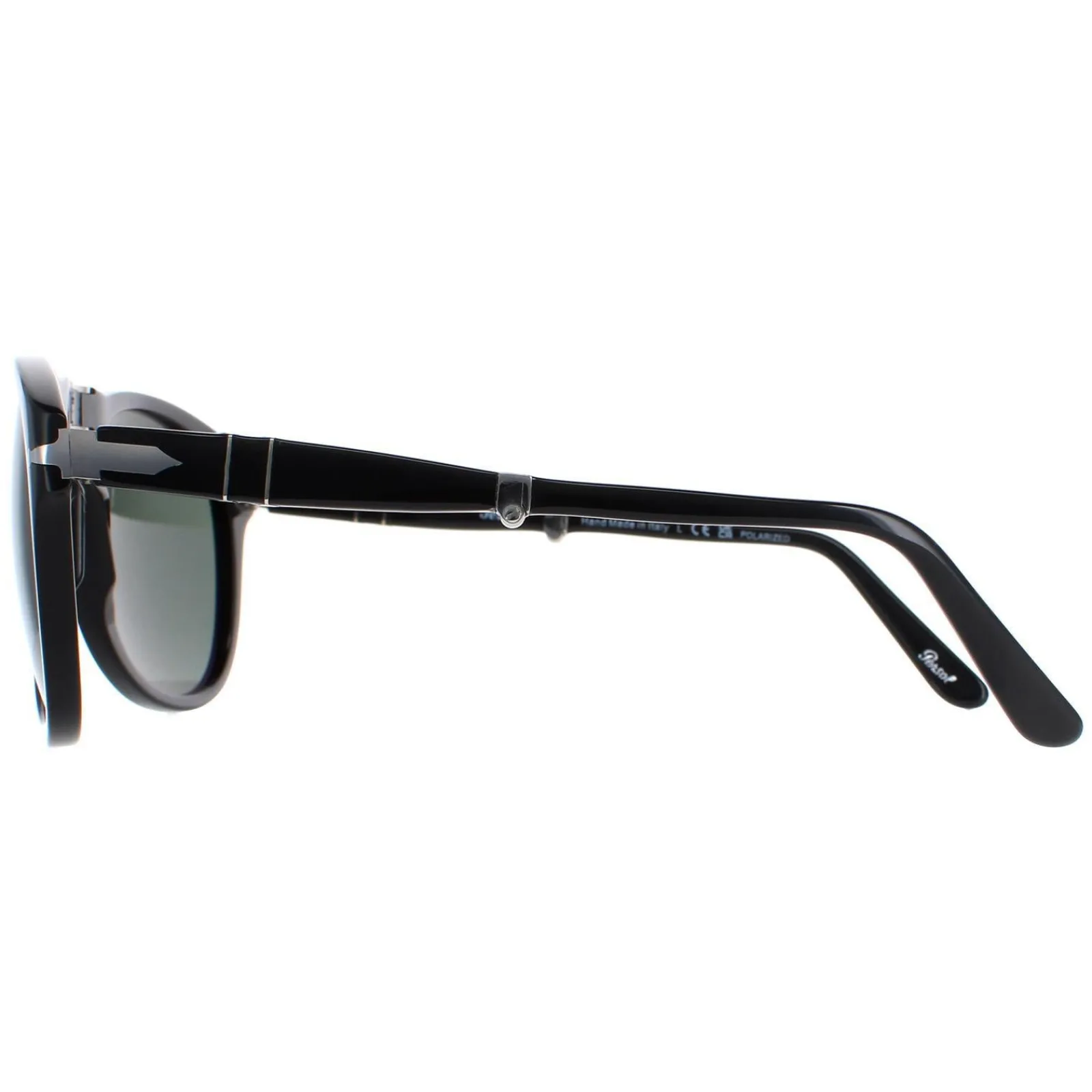 Persol Persol|Polarised^Sunglasses PO0714 95/58 Black Green Polarized Folding 54mm