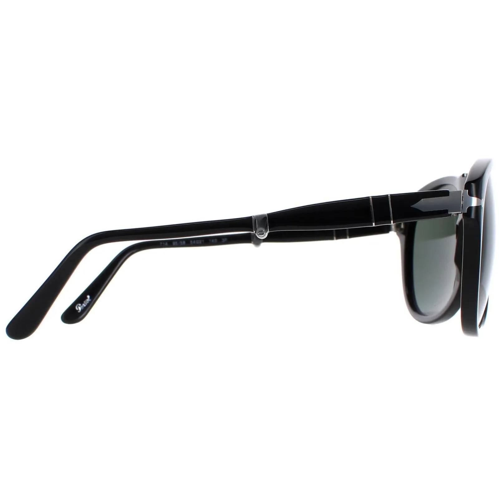 Persol Persol|Polarised^Sunglasses PO0714 95/58 Black Green Polarized Folding 54mm