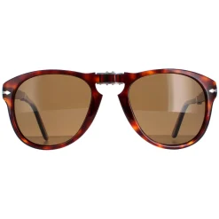 Persol Polarised^Sunglasses PO0714 24/57 Havana Brown Polarized Folding 54mm