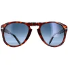 Persol Polarised^Sunglasses PO0714 24/S3 Brown Havana Blue Gradient Polarized Fo