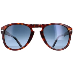 Persol Polarised^Sunglasses PO0714 24/S3 Brown Havana Blue Gradient Polarized Fo