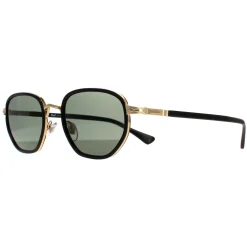Persol Polarised^Sunglasses PO2471S 109758 Gold and Black Green Polarized