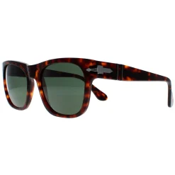 Persol Rectangle^Sunglasses PO3269S 24/31 Havana Green