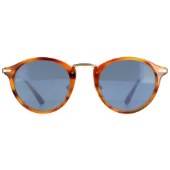 Persol Persol|Round^Sunglasses PO3166S 960/56 Striped Brown Light Blue
