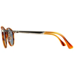 Persol Persol|Round^Sunglasses PO3166S 960/56 Striped Brown Light Blue