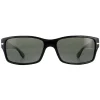 Persol Polarised^Sunglasses 2803S 95/58 Black Green Polarized