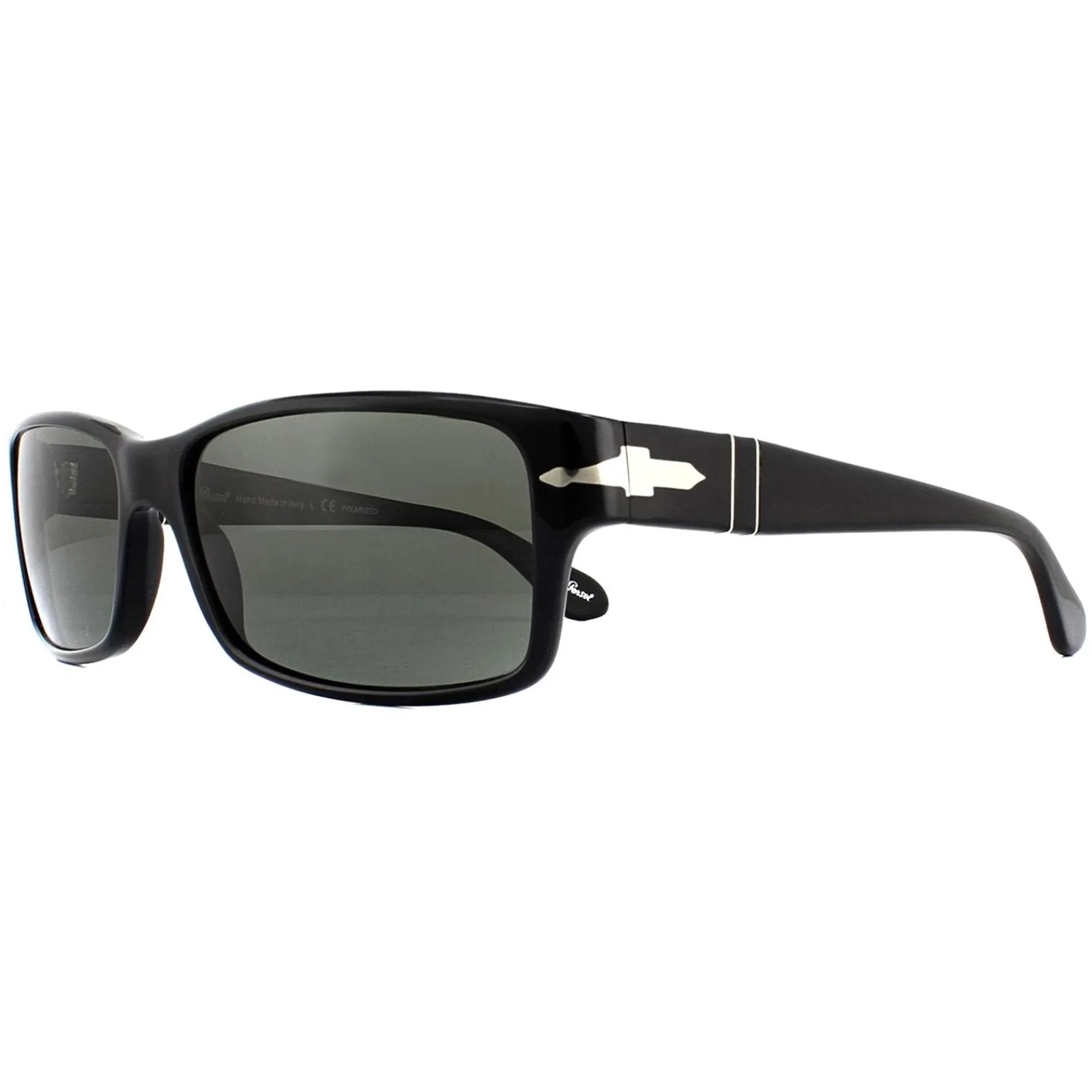 Persol Polarised^Sunglasses 2803S 95/58 Black Green Polarized