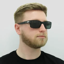Persol Polarised^Sunglasses 2803S 95/58 Black Green Polarized