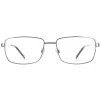 Pierre Cardin Rectangle^Glasses Frames P.C. 6850 KJ1 Dark Ruthenium Men