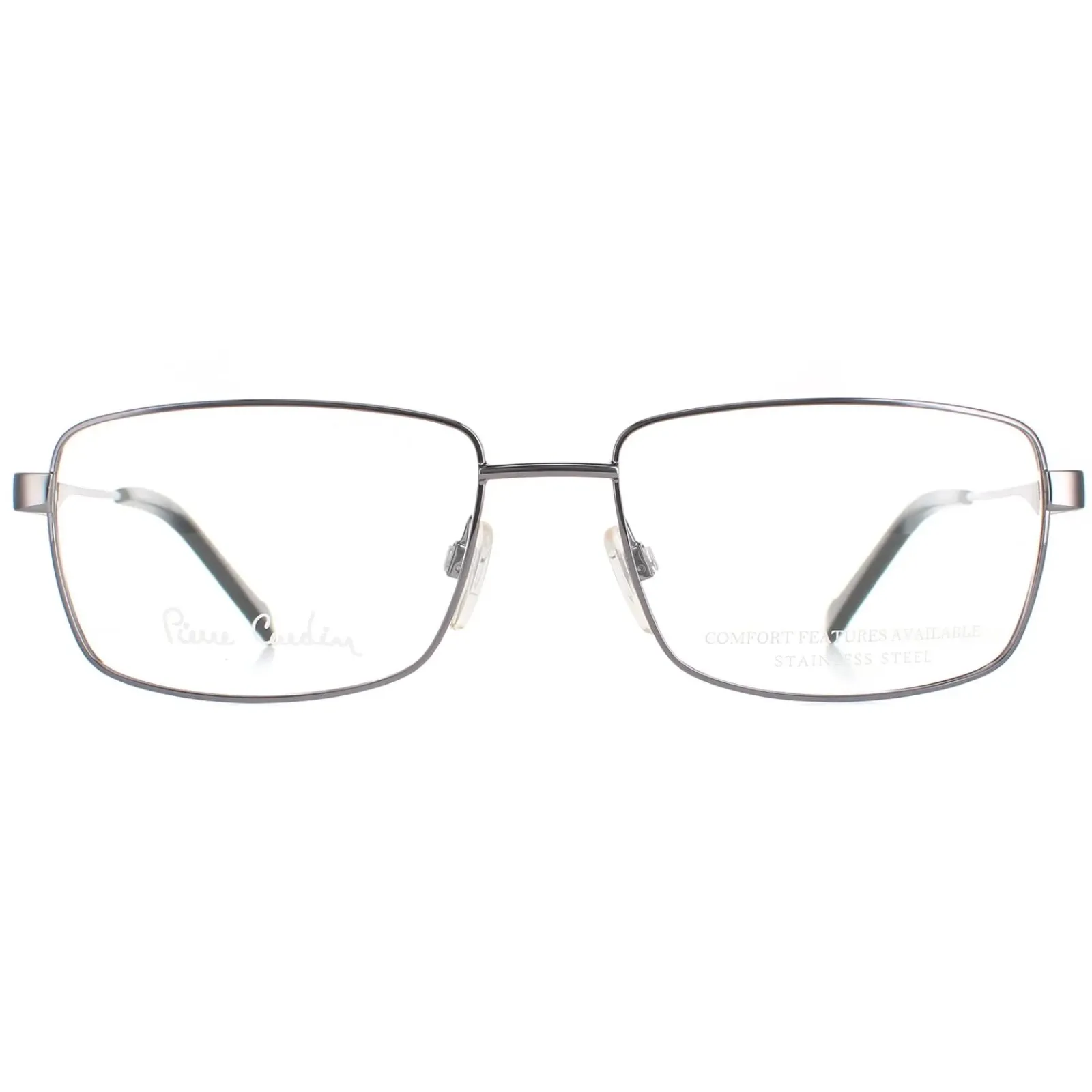 Pierre Cardin Rectangle^Glasses Frames P.C. 6850 KJ1 Dark Ruthenium Men