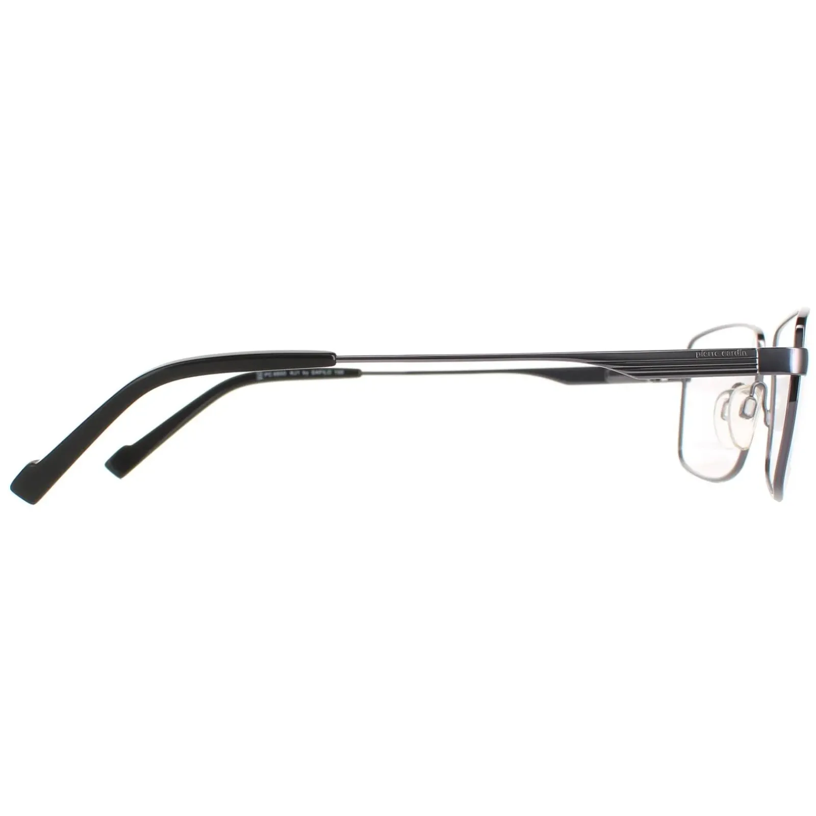 Pierre Cardin Rectangle^Glasses Frames P.C. 6850 KJ1 Dark Ruthenium Men