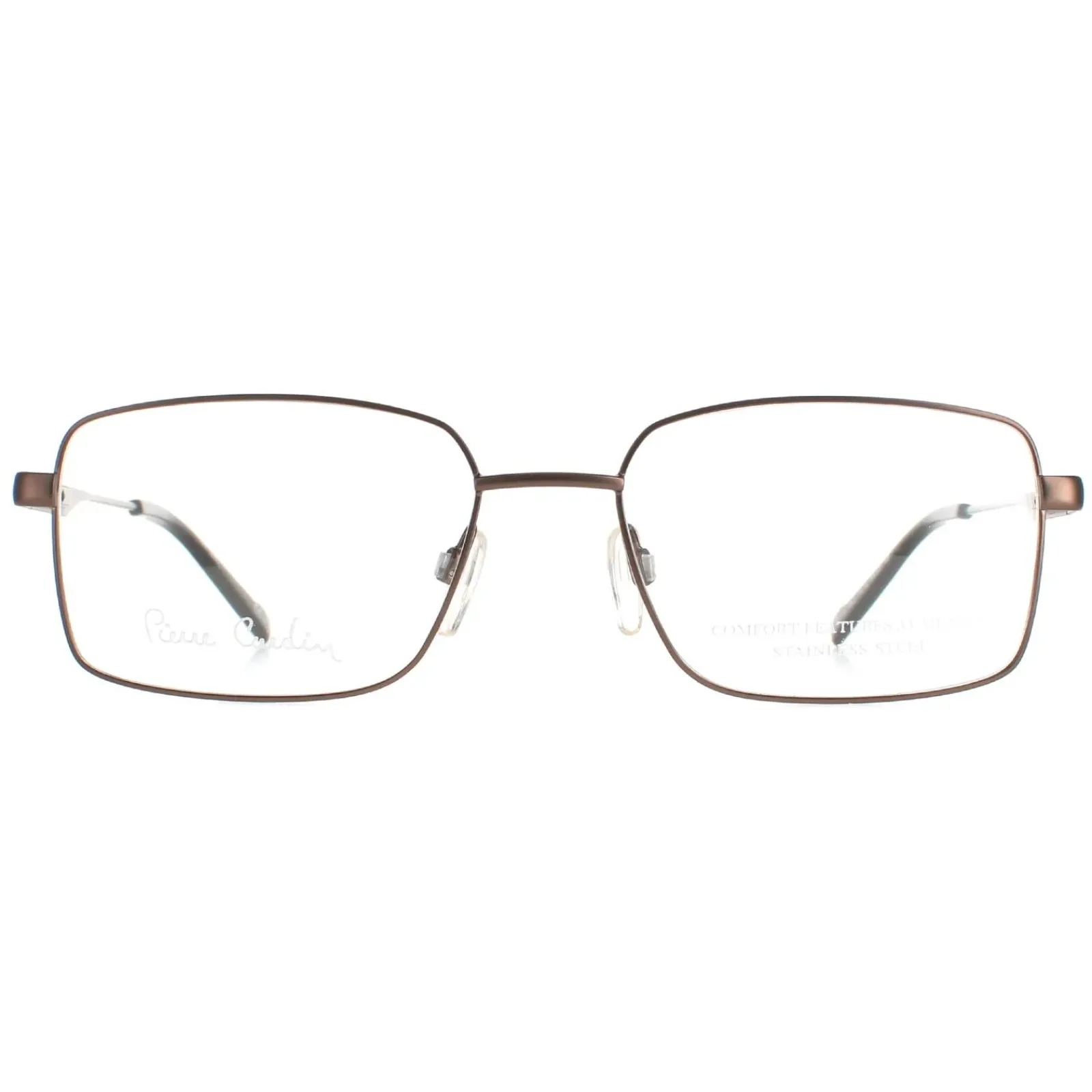 Pierre Cardin Rectangle^Glasses Frames P.C. 6863 J7D Semi Matte Bronze Men