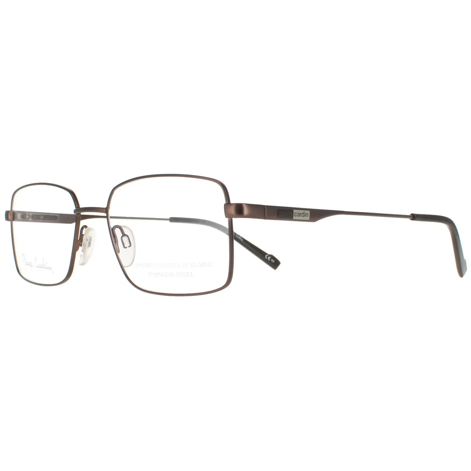 Pierre Cardin Rectangle^Glasses Frames P.C. 6863 J7D Semi Matte Bronze Men