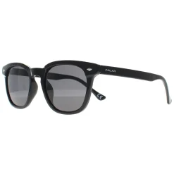 Polar Polarised|Rectangle^Sunglasses 362 COL.77 Matte Black Grey ized