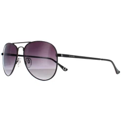 Polar Aviator^Sunglasses 664 Col.77 Metallized Black Smoke Gradient