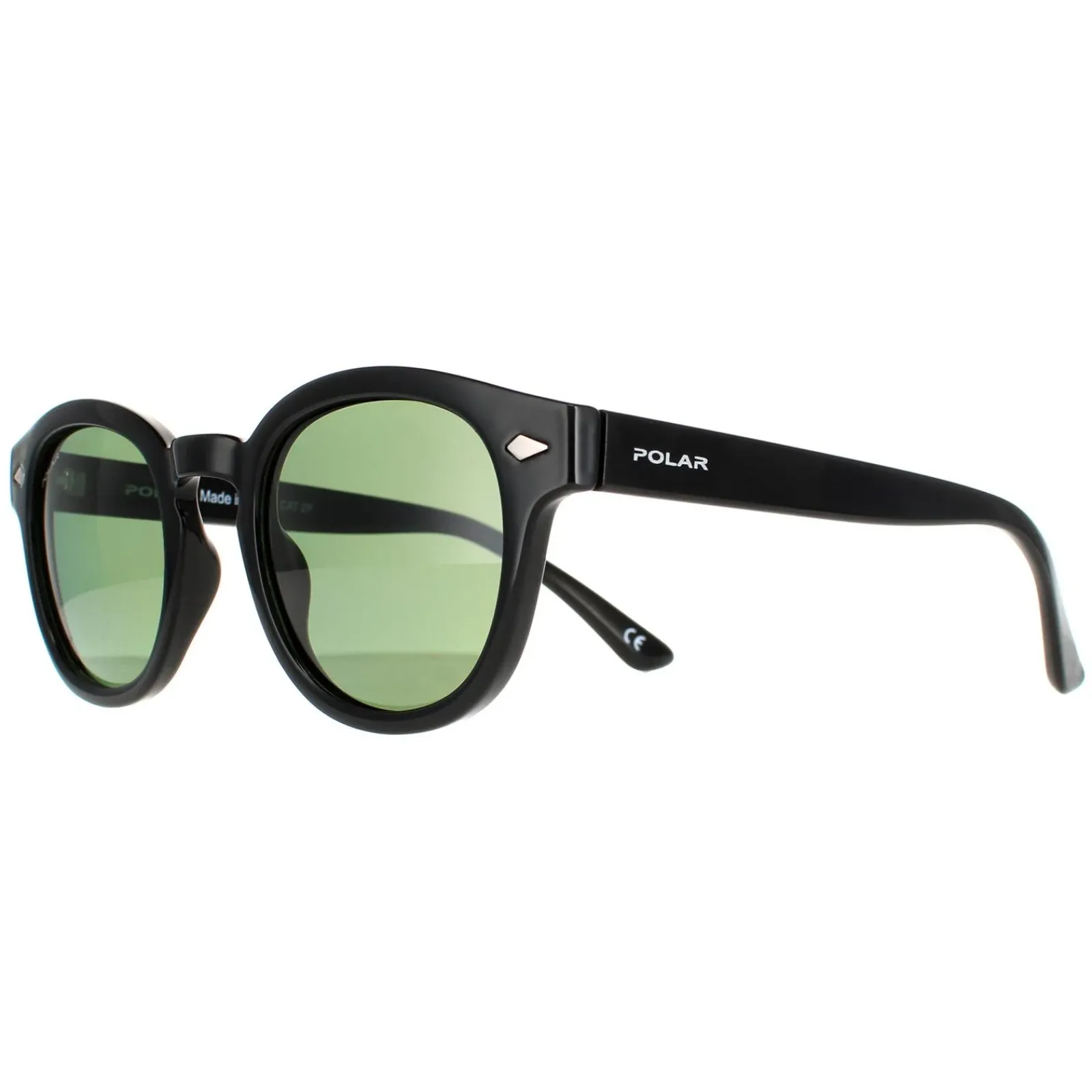 Polar Polarised|Round^Sunglasses Oliver COL.77 Black Green ized