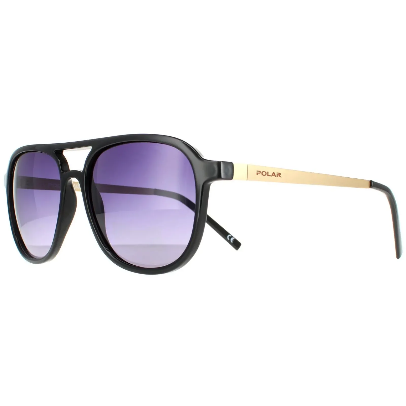 Polar Polarised^Sunglasses Parker COL.77 Black Grey Purple Gradient